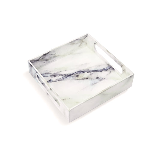 Italian Marble: Square 4 Wall Tray