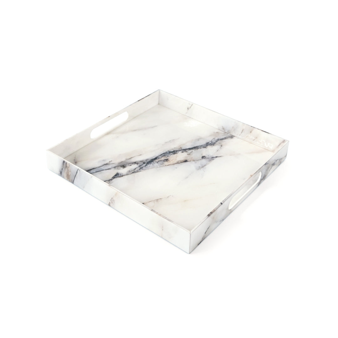 Italian Marble: Square 4 Wall Tray