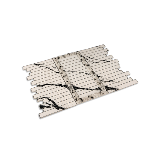 High Low Stones White: Sofa Tray