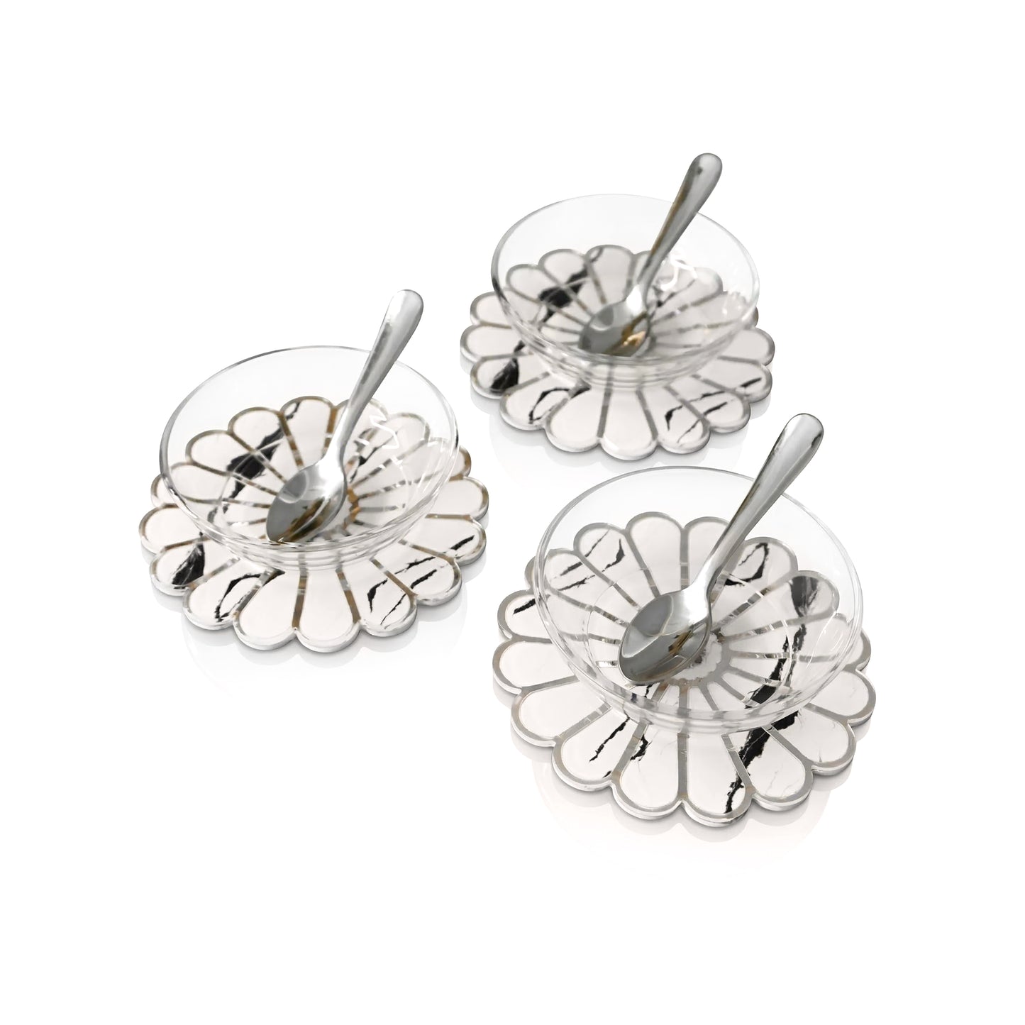 Daisy White: Dip Bowl (Set Of 3)