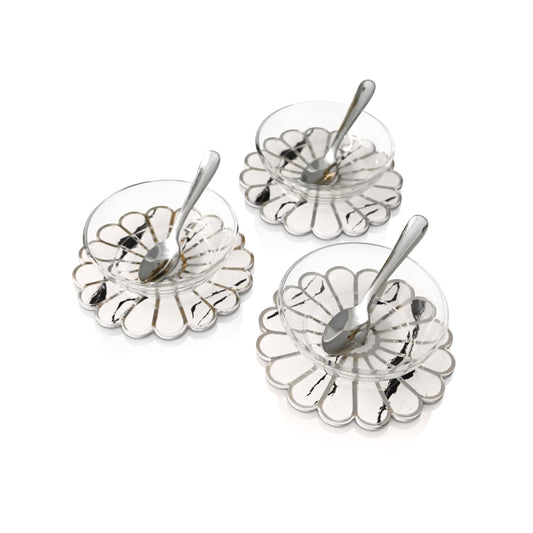 Daisy White: Dip Bowl (Set Of 3)