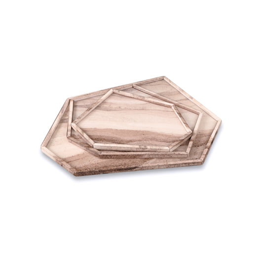 Sand Dunes: Hexagonal Platter Tray