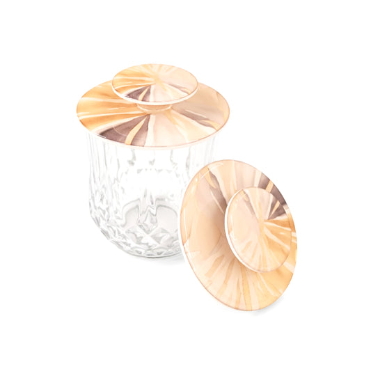 Golden Bloom: Lids (Set Of 2)
