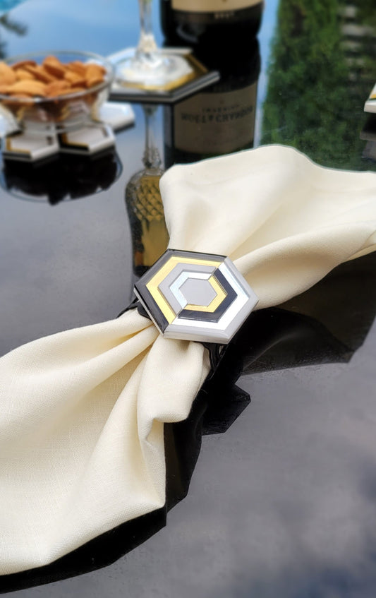 Beehive: Napkin Ring (Set Of 4)