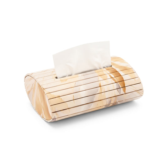 Golden Bloom: Flexi Oval Tissue Box