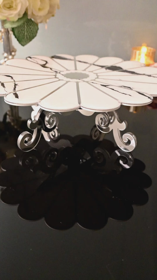 Daisy White: Cake Stand 14''