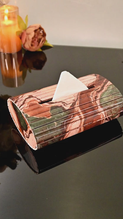 Earth Marble: Flexi Oval Tissue Box