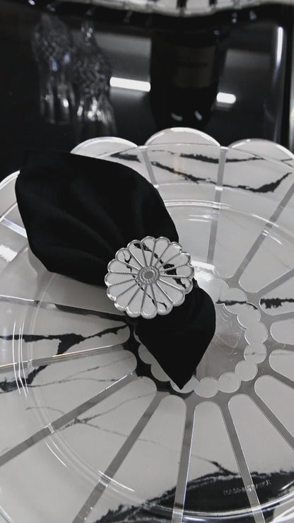 Daisy White: Napkin Ring (Set Of 4)