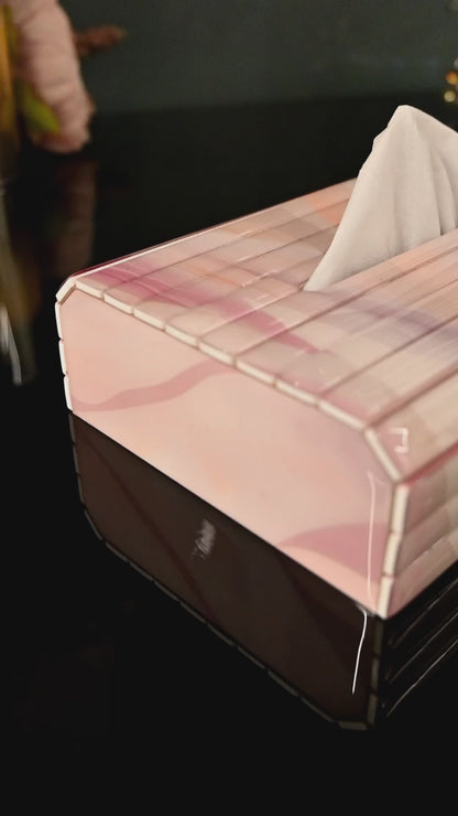 Pink Bloom: Flexi Sleek Tissue Box
