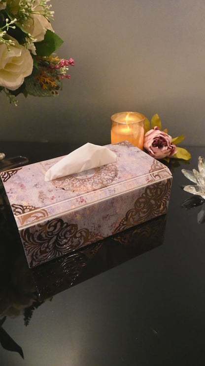 Royal Blue: Tissue box