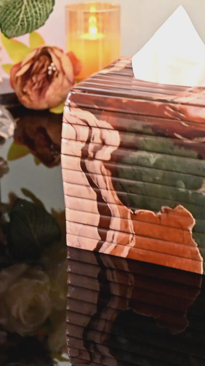 Earth Marble: Flexi Square Tissue Box