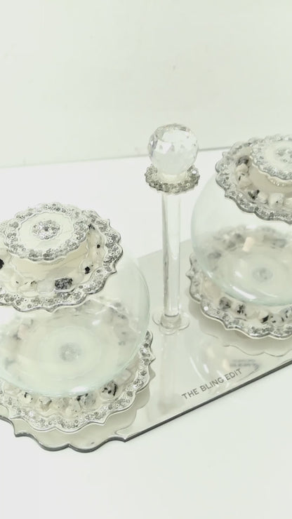 White Rose Stones: Jar Platter
