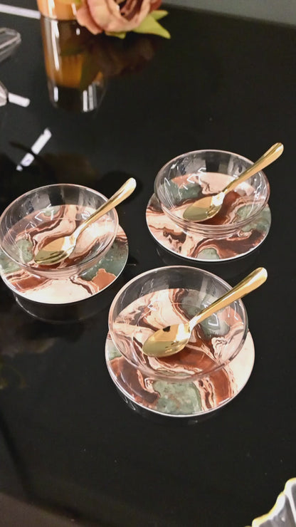 Earth Marble: Dip Bowl (Set of 3)