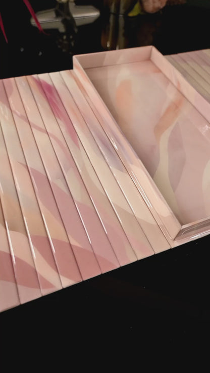 Pink Bloom: Sofa Tray