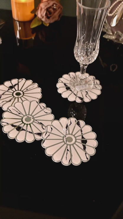 Daisy White: Coaster (Set Of 4)