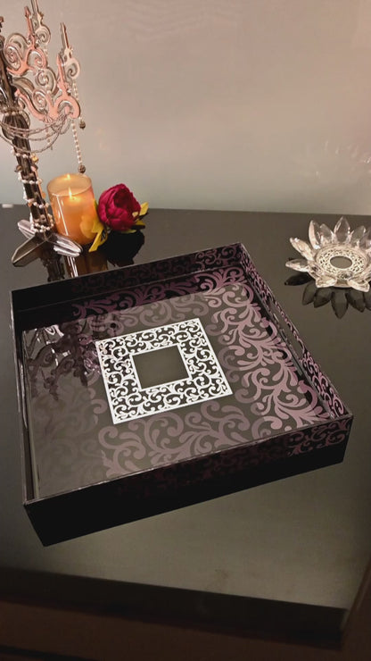 Black Imperial: 4 Wall Tray