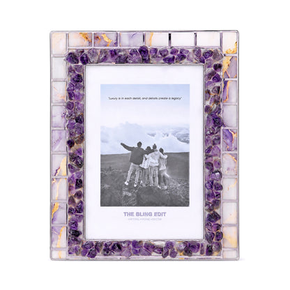 Stones Purple: Photo Frame