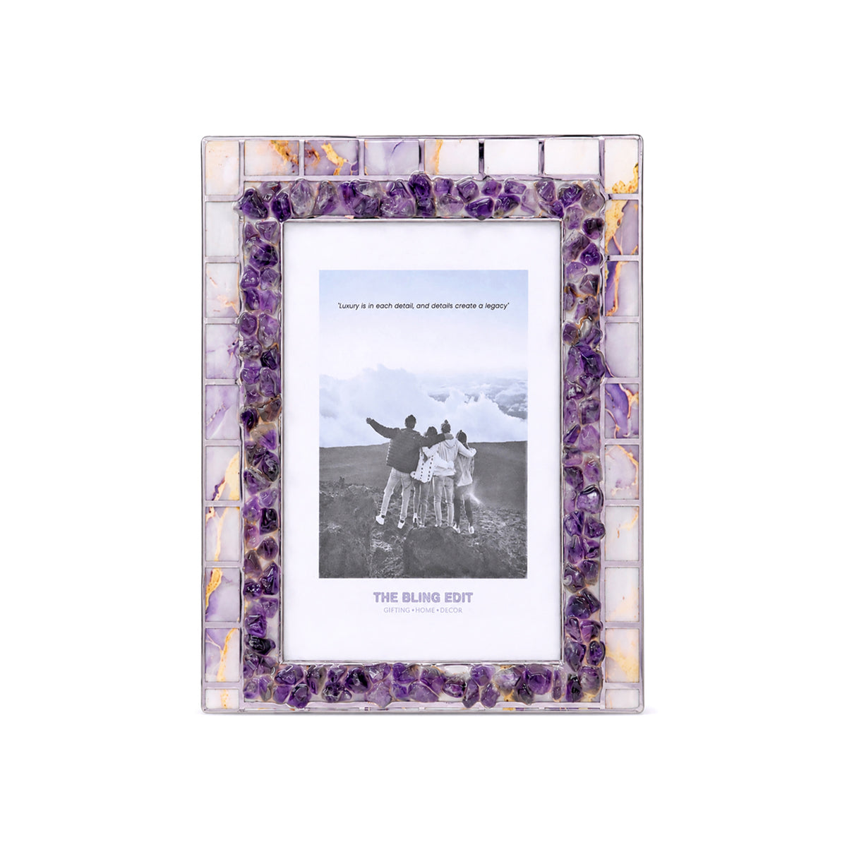 Stones Purple: Photo Frame