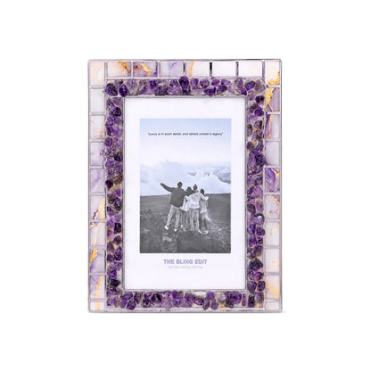 Stones Purple: Photo Frame