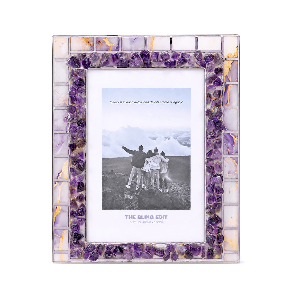 Stones Purple: Photo Frame