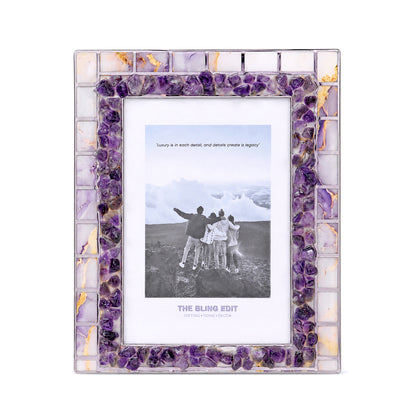 Stones Purple: Photo Frame