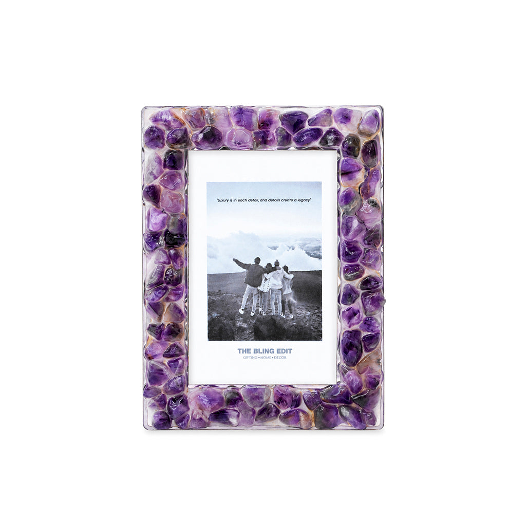 Stones Purple: Photo Frame