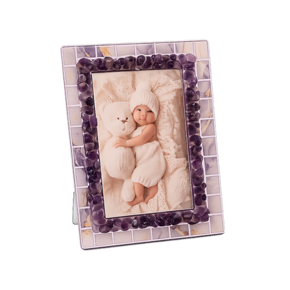 Stones Purple: Photo Frame