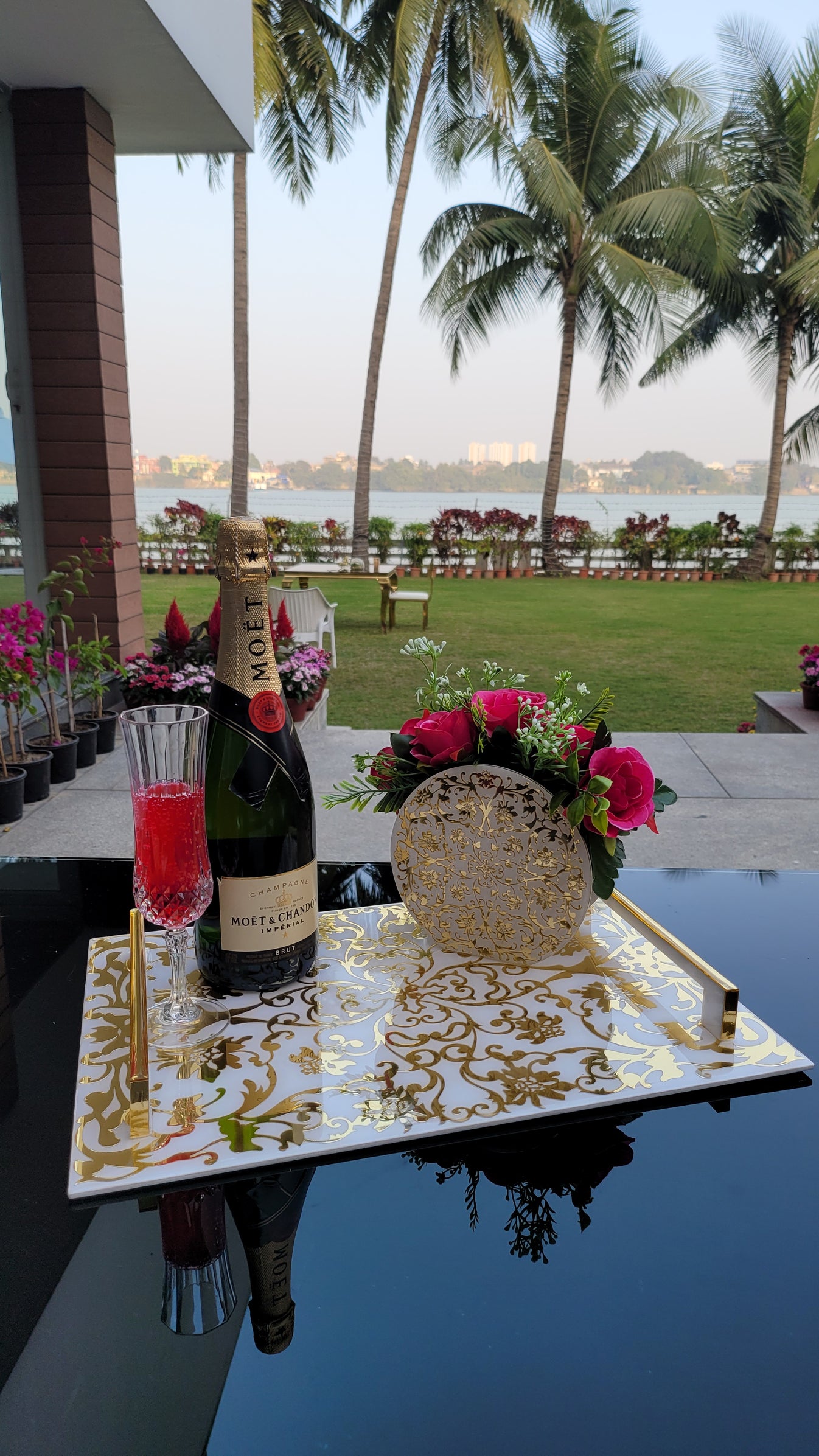 Ferns & Petals Large Tray The Bling Edit