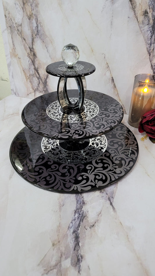 Imperial Black Cake Stand