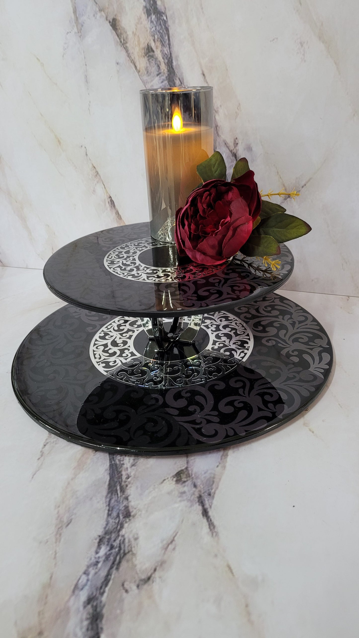 Imperial Black Cake Stand